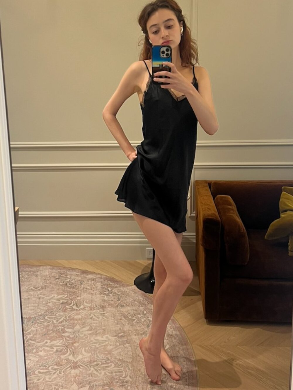 Victoria's Secret Black Slip Dress